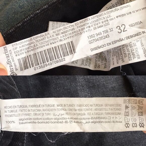 STRADIVARIUS High Waisted Mid-Thigh Denim Shorts - Picture 5 of 5